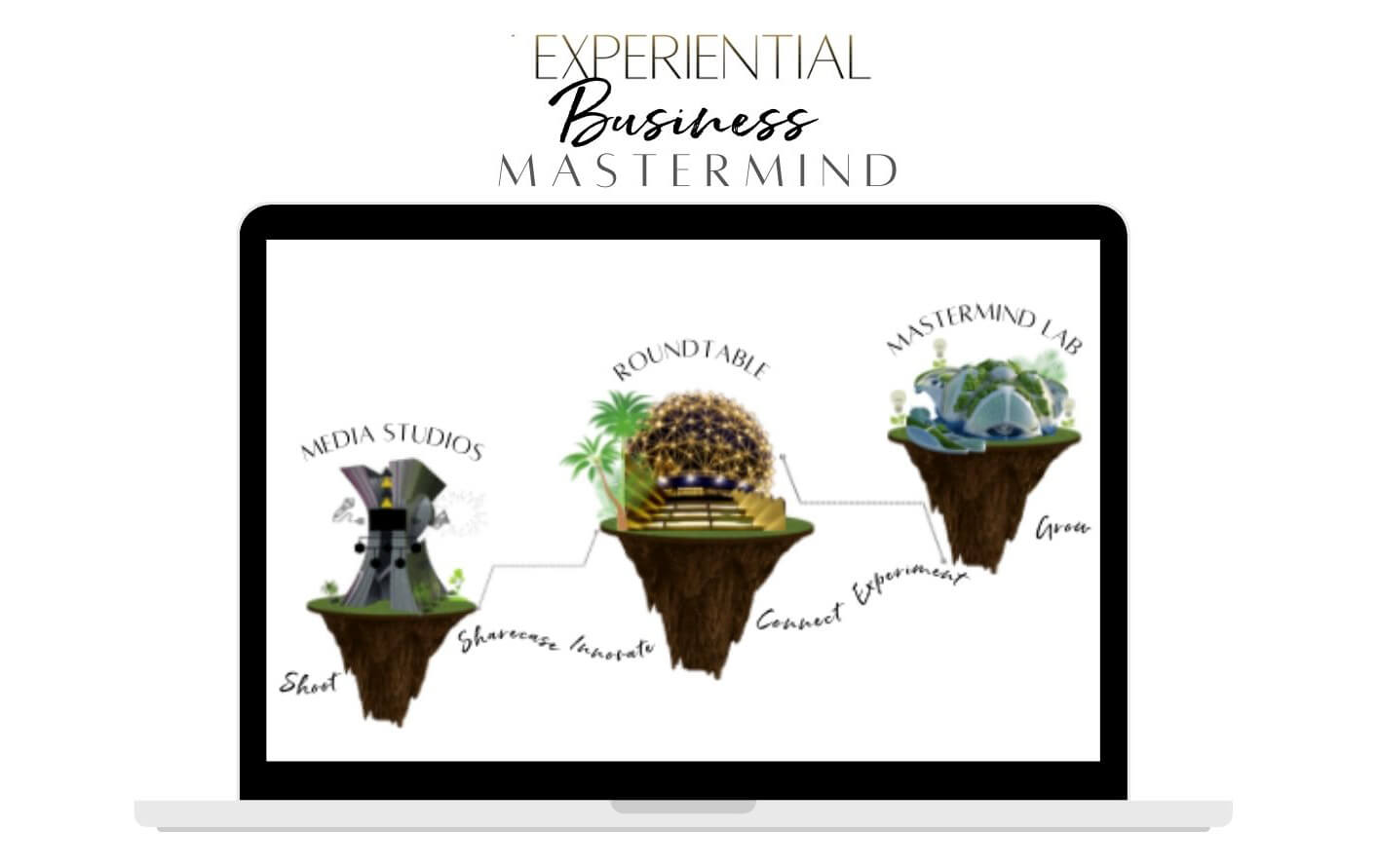 Experiential Business Mastermind + custom designed virtual program ecosystem by Audette